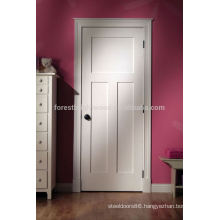 Plain wood bedroom door